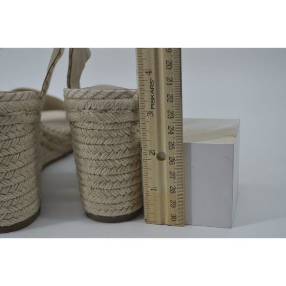 Life Stride Velocity With Memory Foam Tango Espadrilles Striped Tan Size 8.5 - Picture 9 of 11